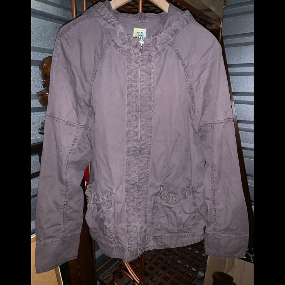 Utility jacket with Hood and pockets